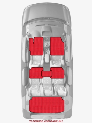 ЭВА коврики «Queen Lux» комплект для Mazda AZ-Wagon